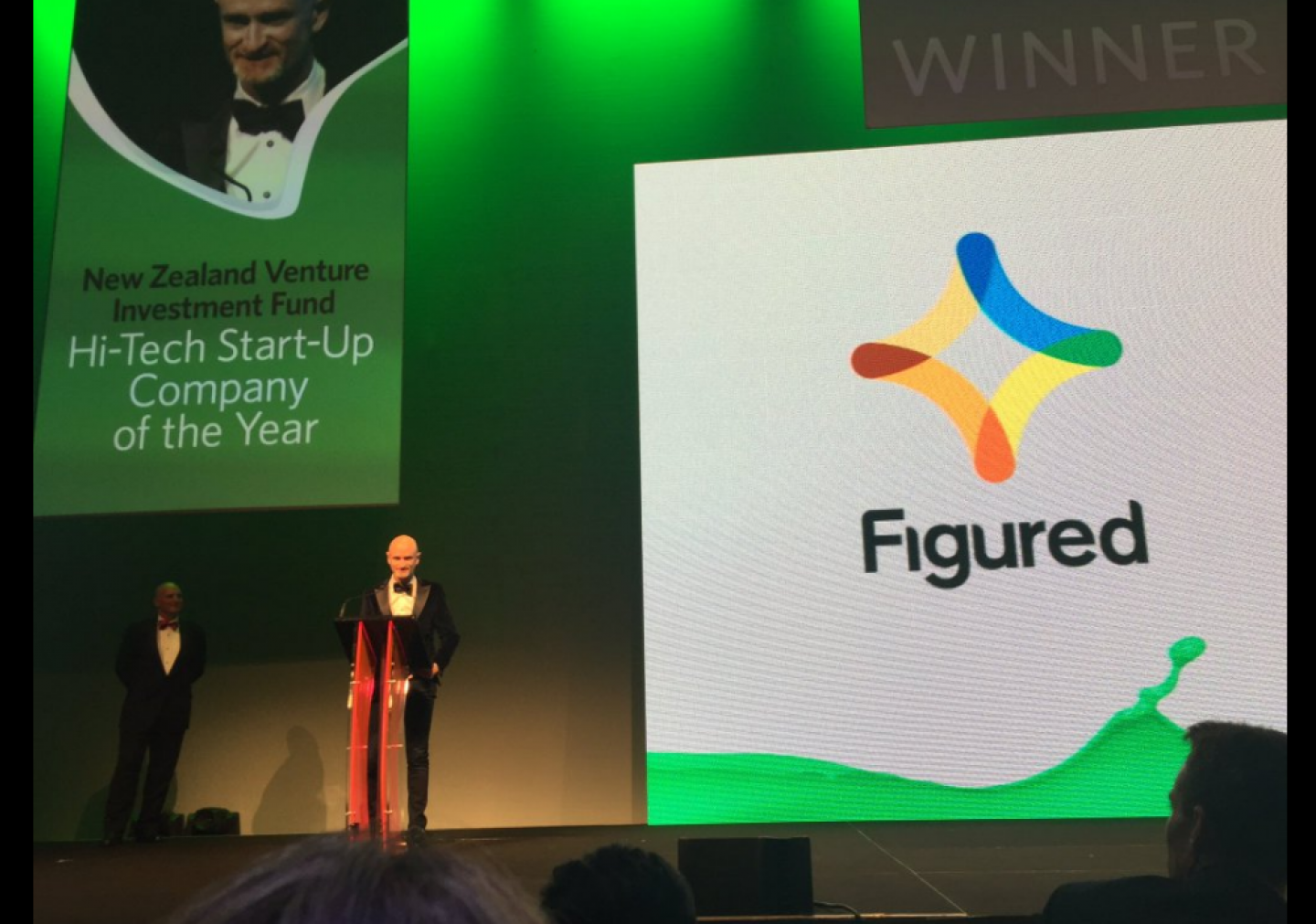 Figured wins NZ Hi Tech Start Up Company of the Year Award 2016