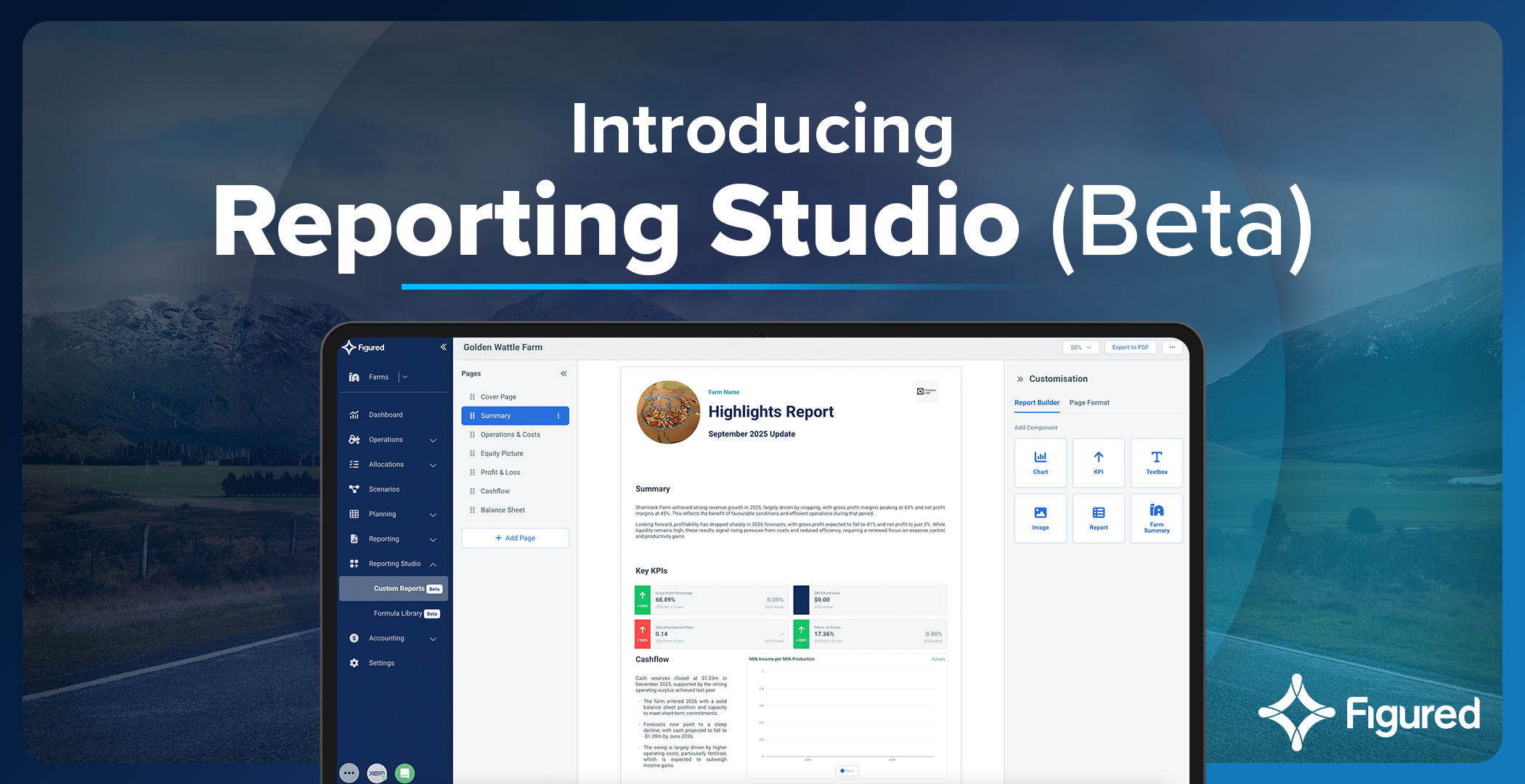 Meet Figured Reporting Studio (Beta): Designed for Modern Advisory