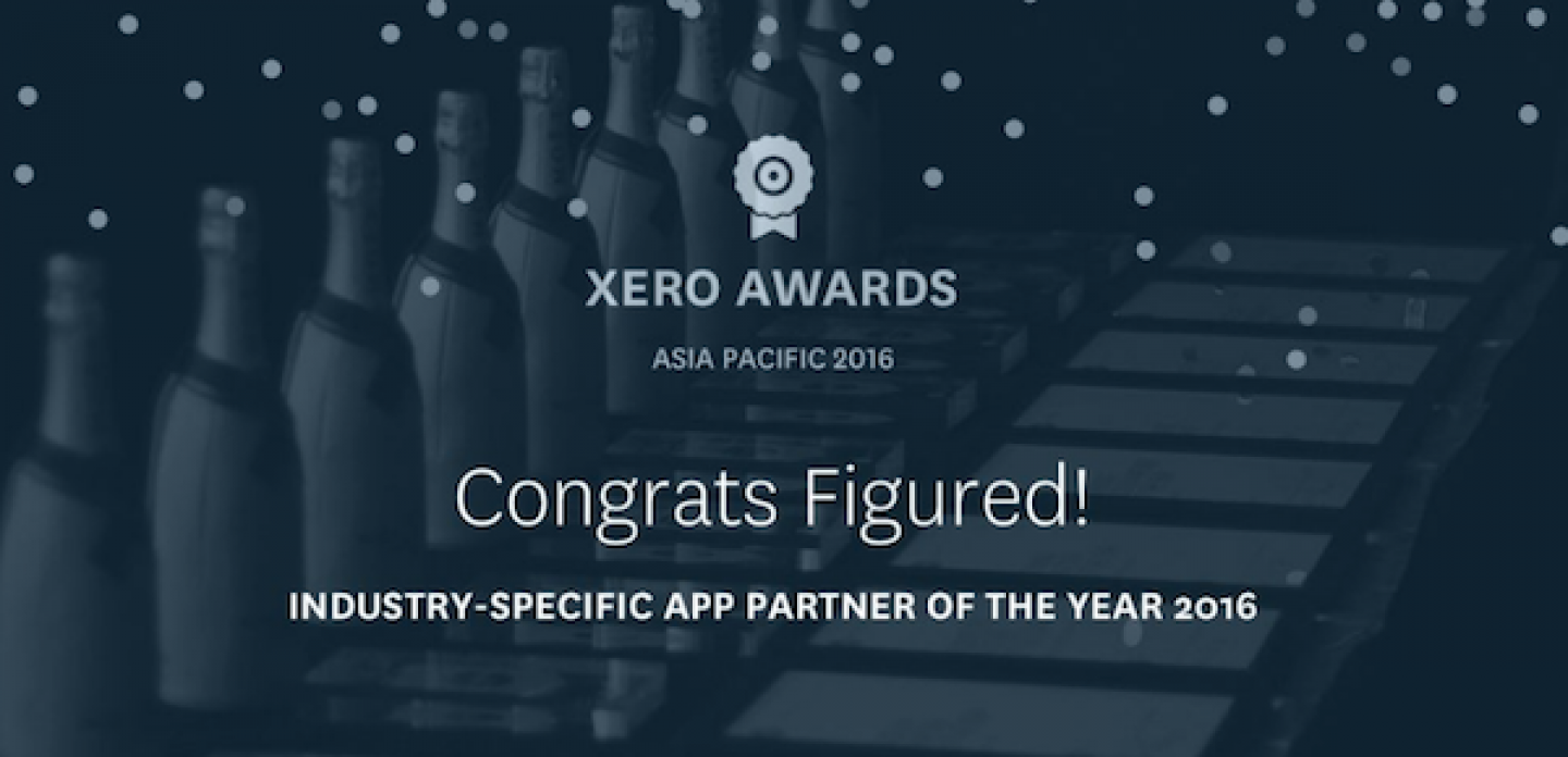 Figured awarded Asia-Pacific Industry Specific App Partner of the Year - Xerocon 2016