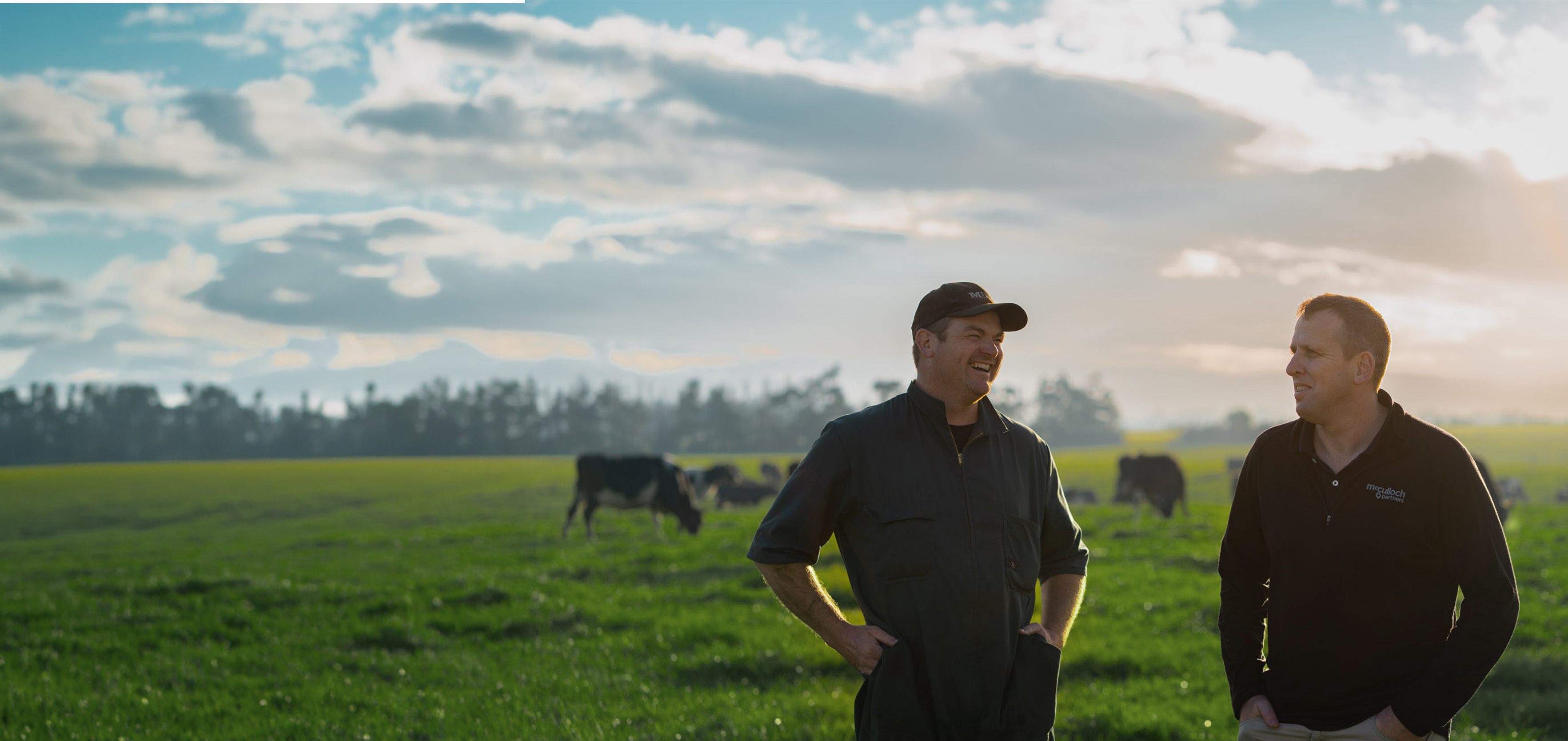 Young dairy farm team in Southland